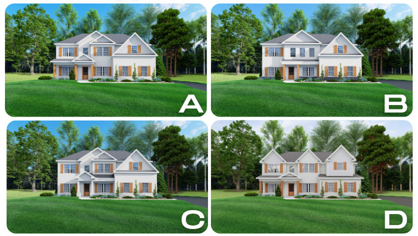 The Cypress Plan Elevations