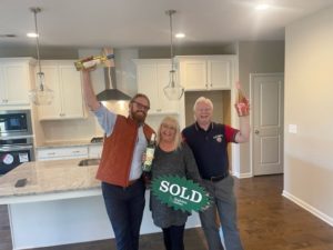 Clint Cawthorne Buyer's Agent and New Home Specialist with New Hughston Homes Family Members at Wyndham Village~