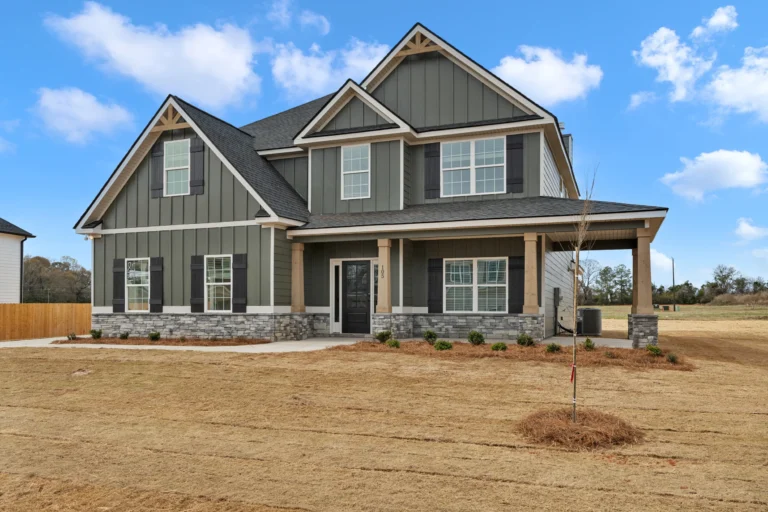Exterior of the Camden floor plan by Hughston Homes