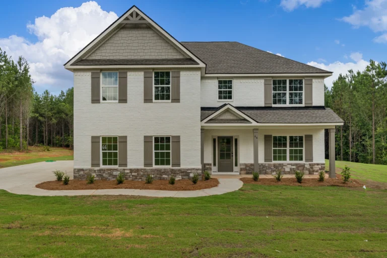 Exterior of the Cannaberra floor plan by Hughston Homes