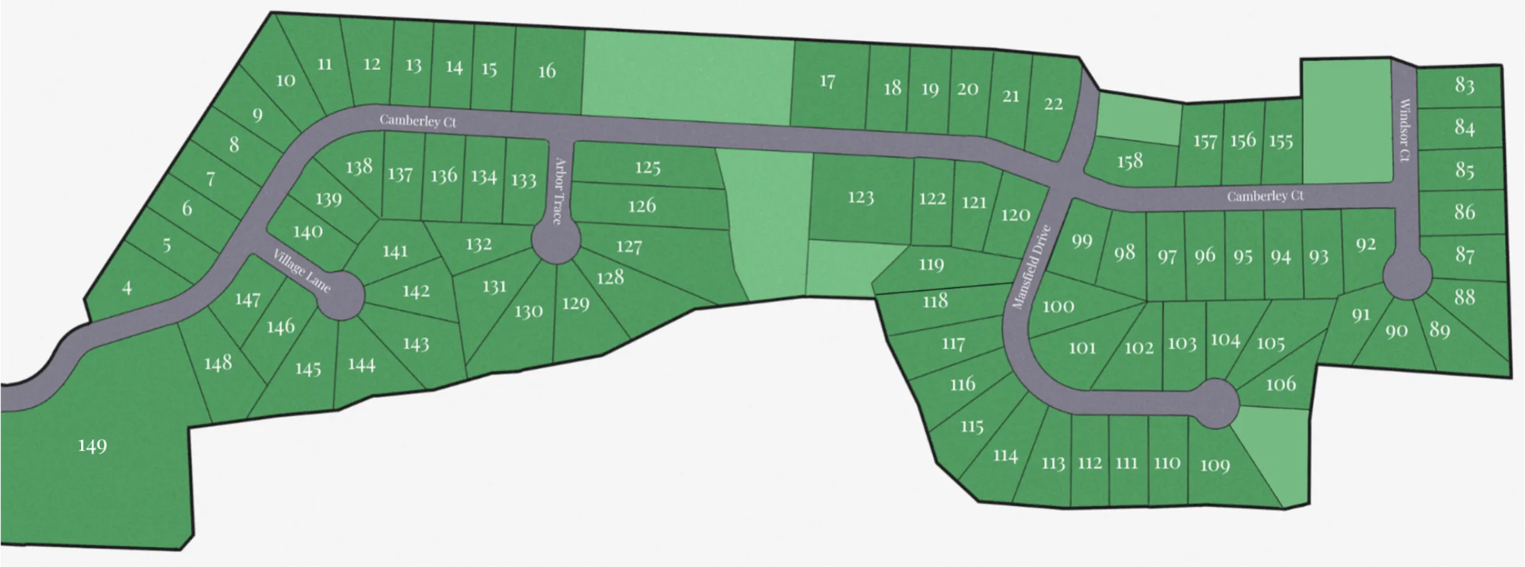 Juliette Crossing plat map