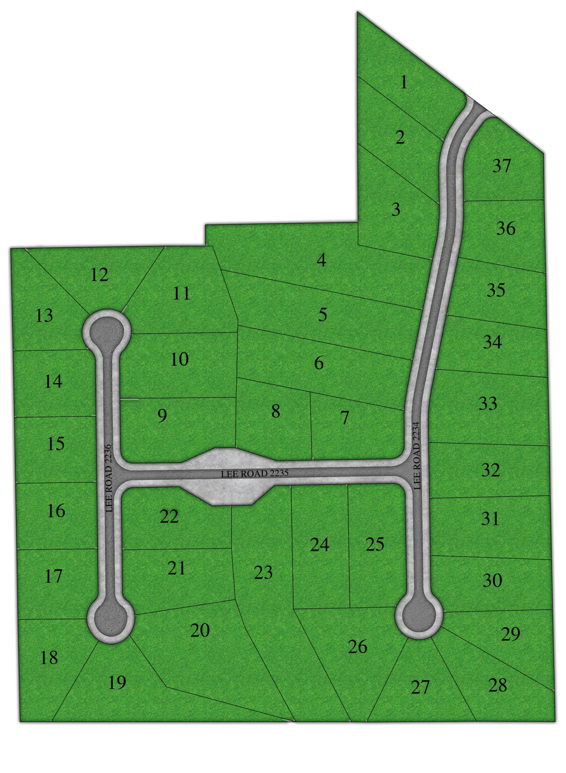 Cherry Hill plat map