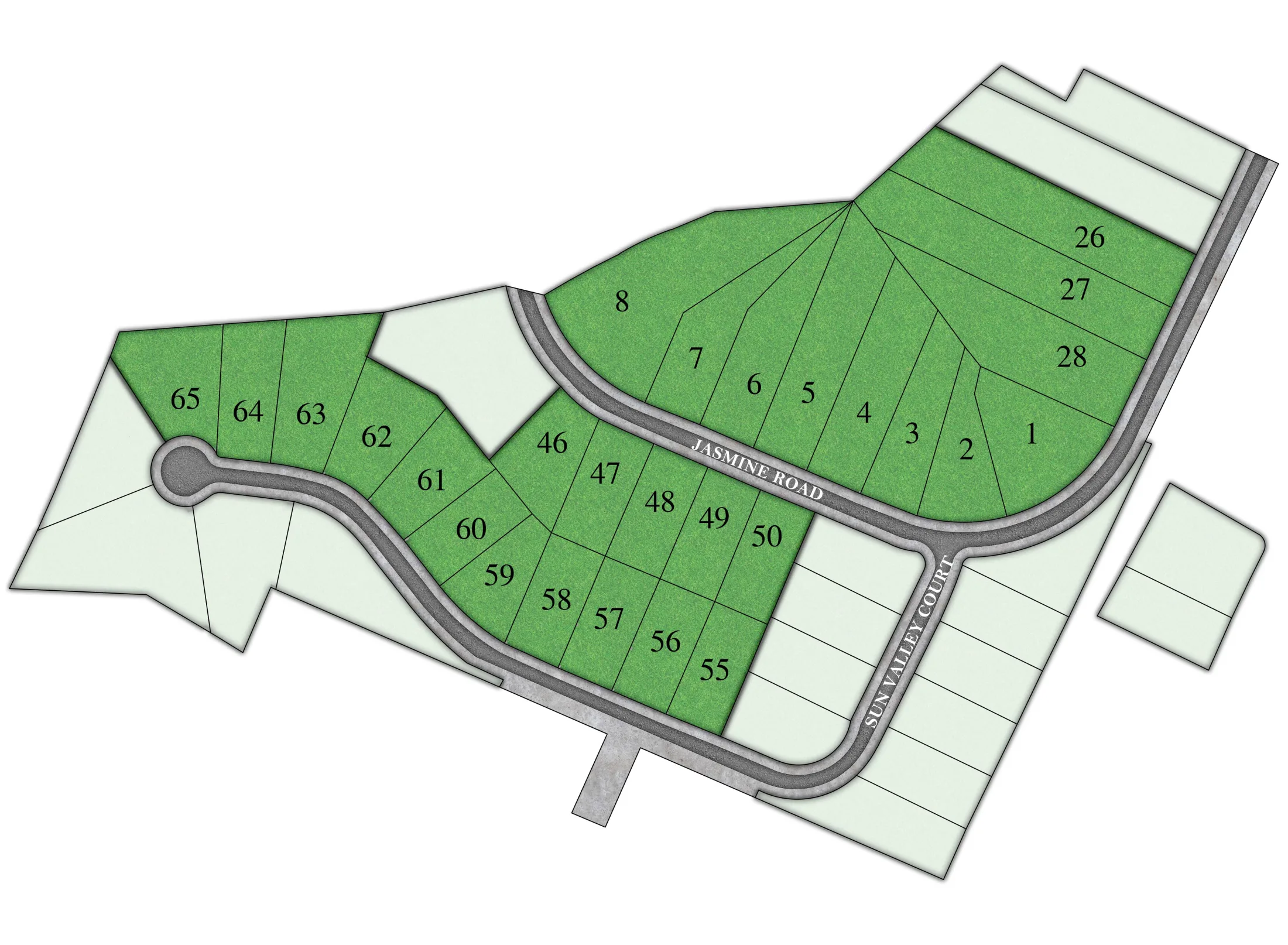 Clifton Ridge plat map