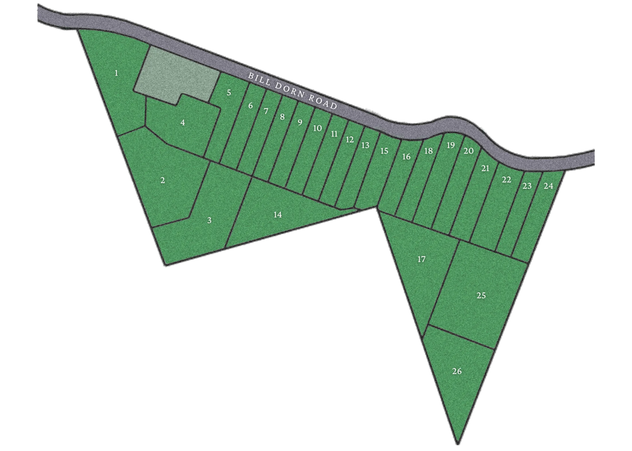 Dornwood Estates plat map