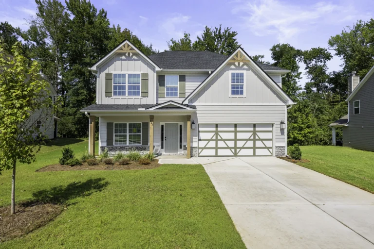 Front exterior of the Birch plan at 122 Ashton Place, Newnan, GA