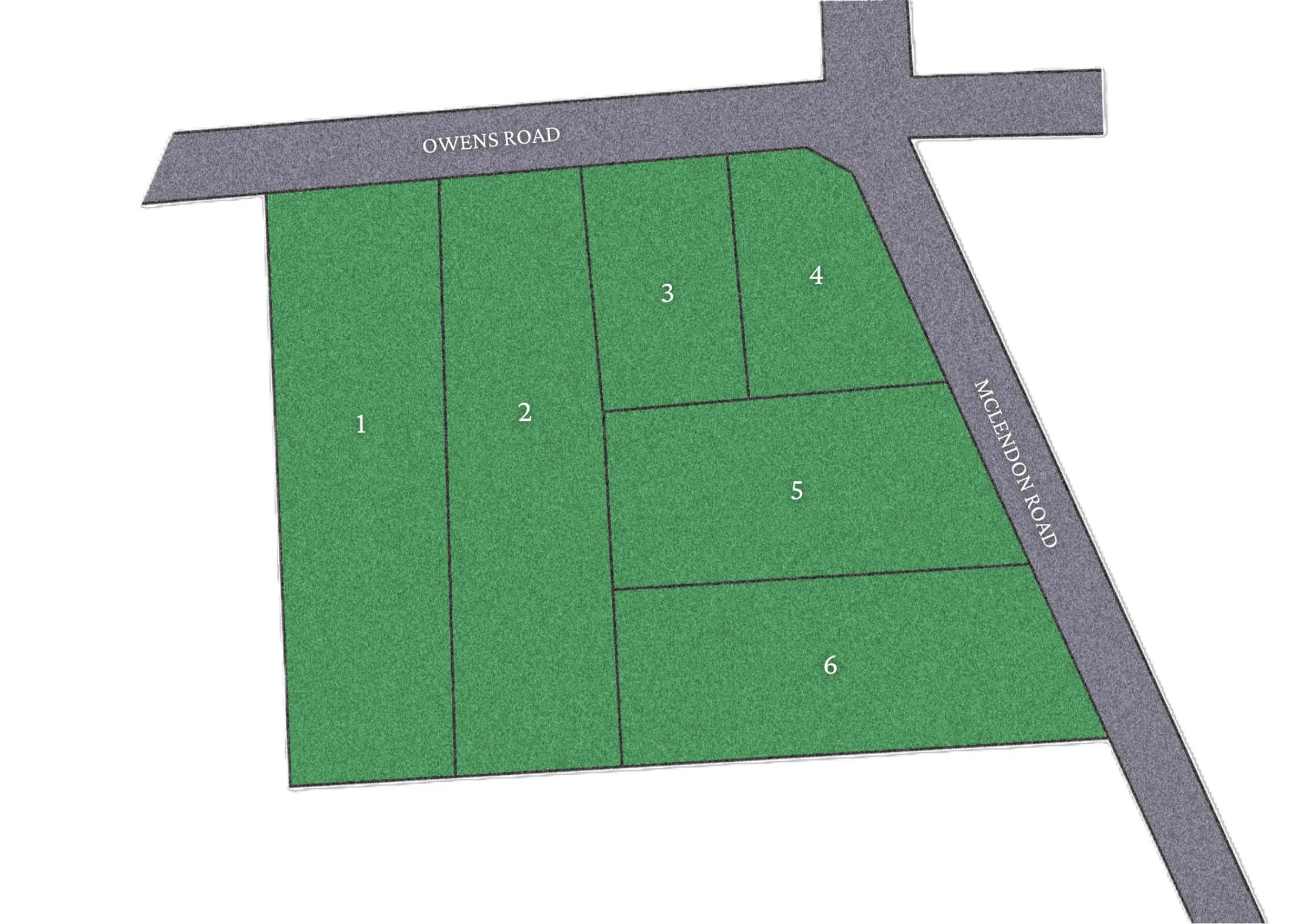 Cedar Ridge plat map