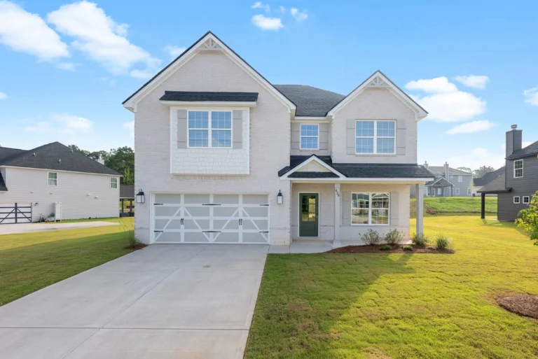 Front exterior of the Delilah plan at 438 Lakeview Way, LaGrange, GA