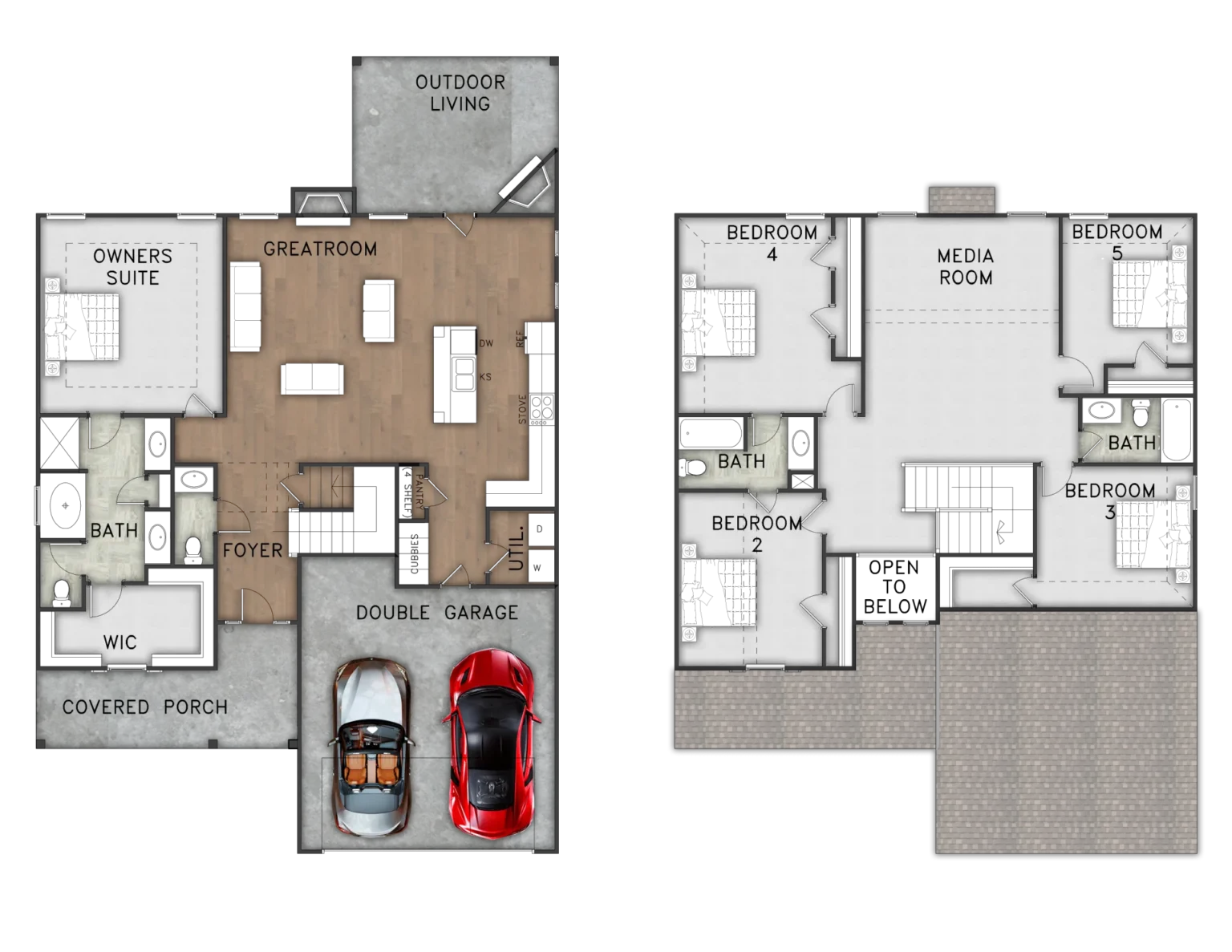 Ashley Elevation A floor plan