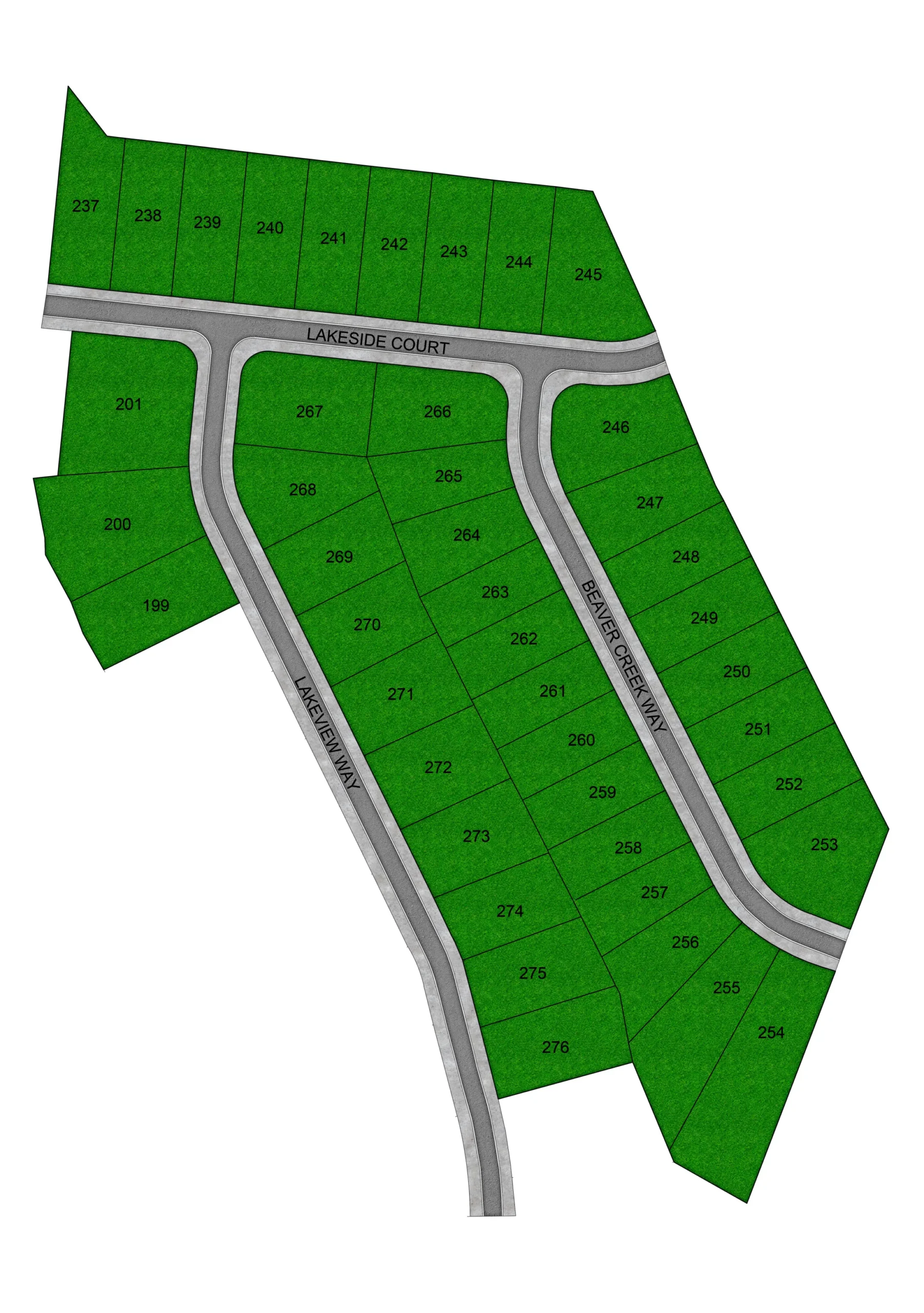 Bryant Lake plat map