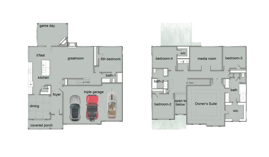 Belmont Elevation B floor plan