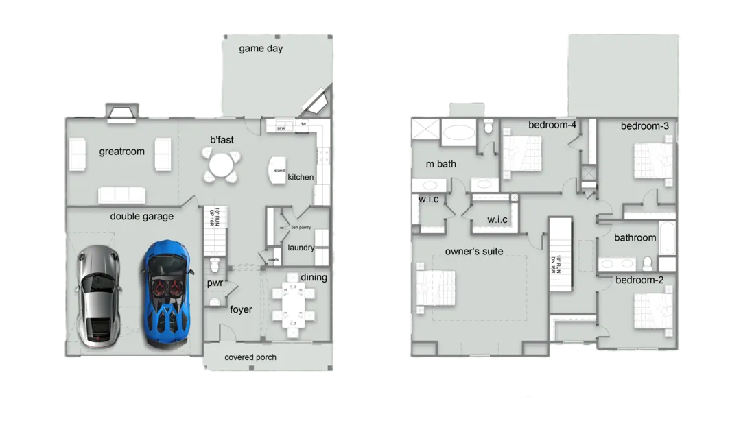 Birch Elevation A floor plan