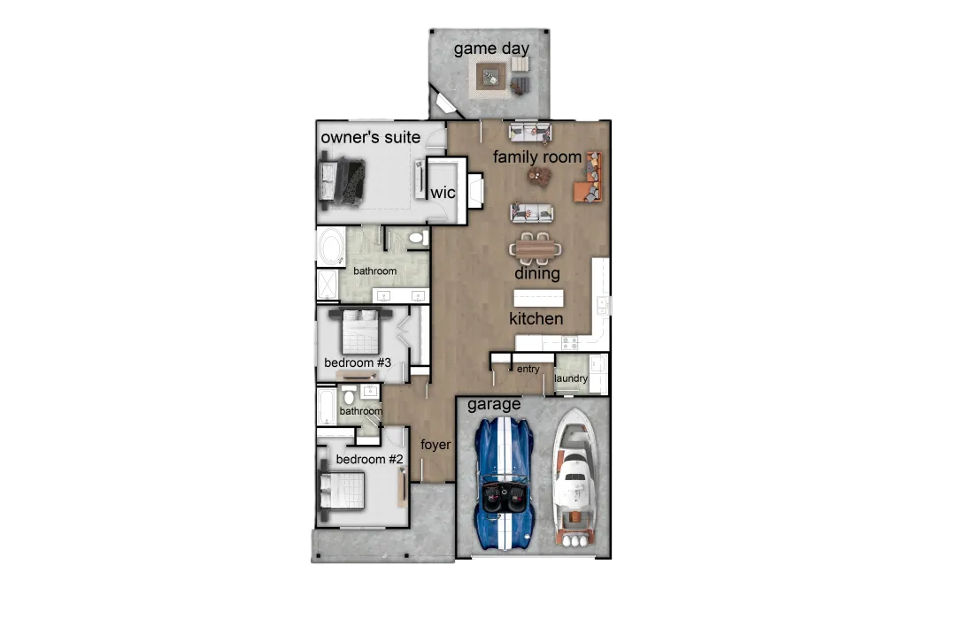 Brooke Elevation A floor plan
