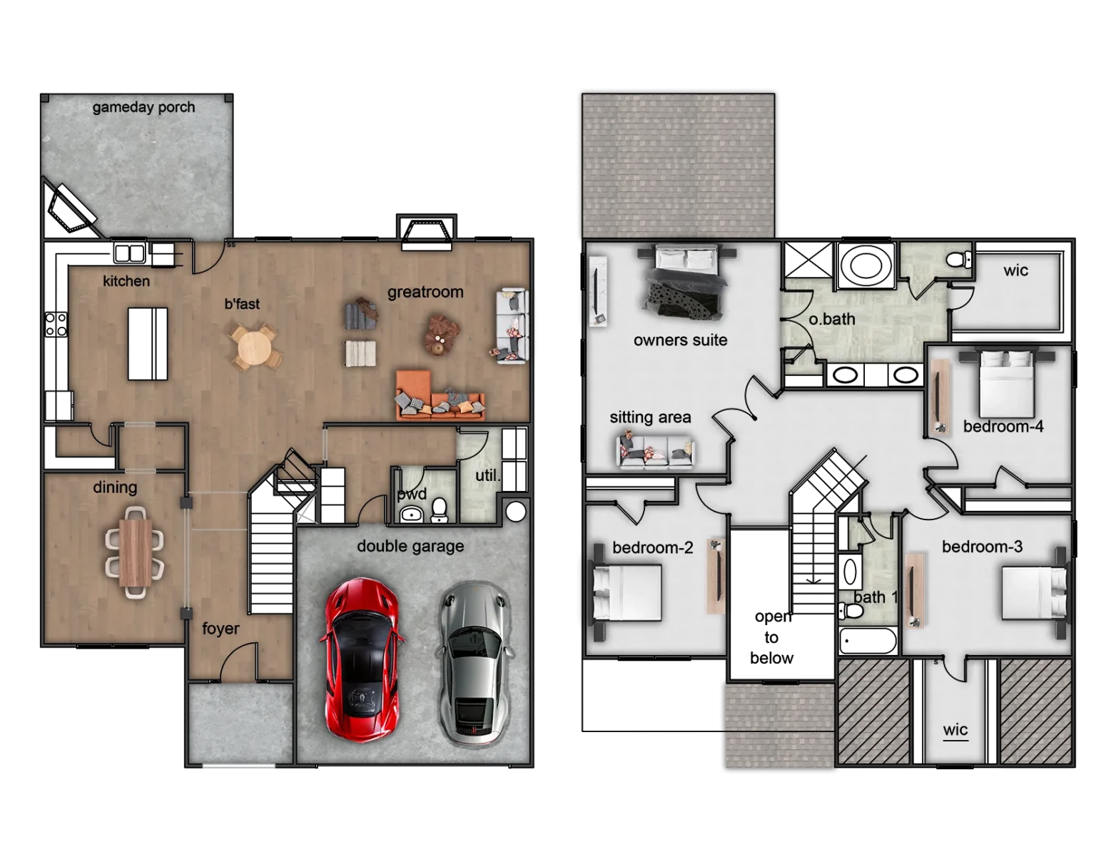 Camden Elevation C floor plan