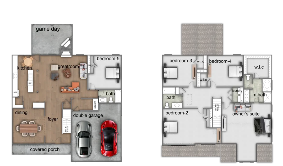 Cannaberra II Elevation A floor plan