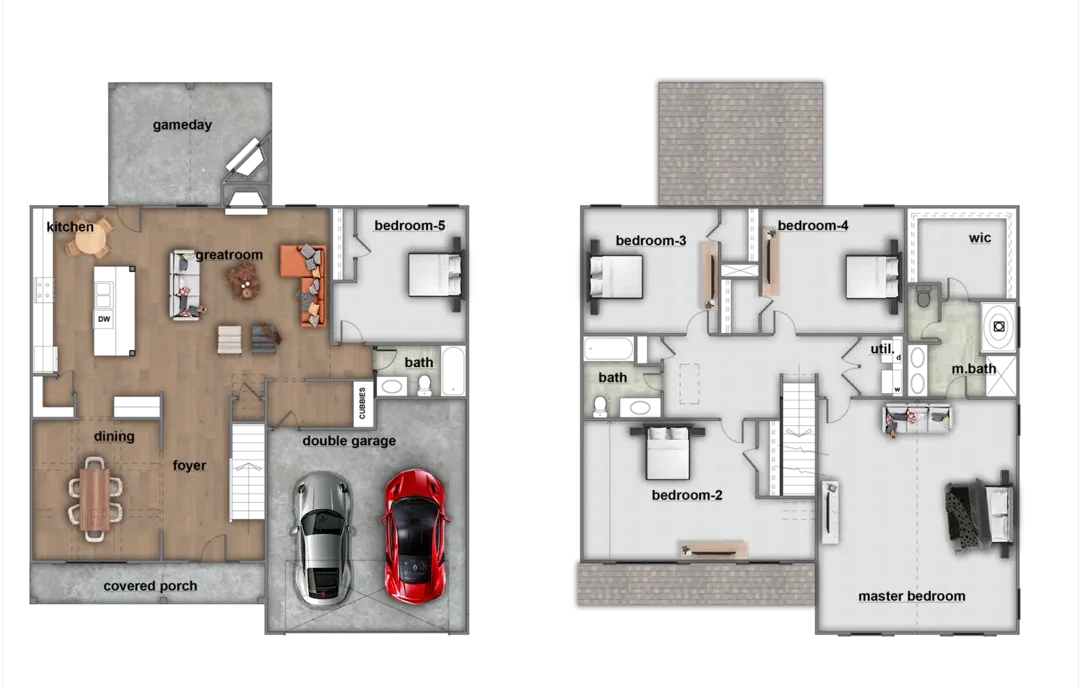 Cannaberra II Elevation B floor plan