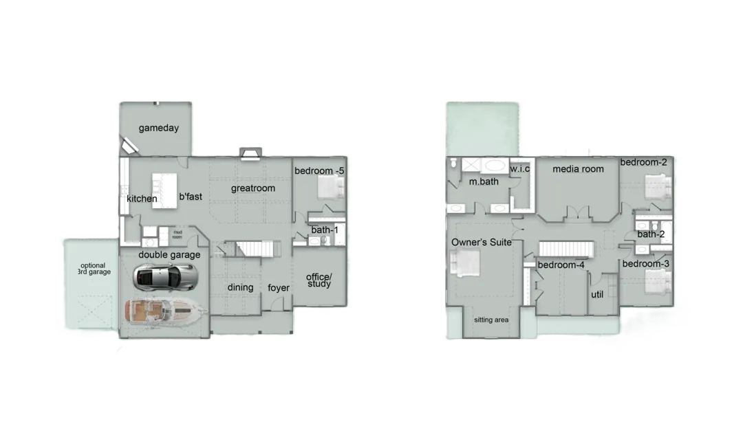 Cypress Elevation B floor plan