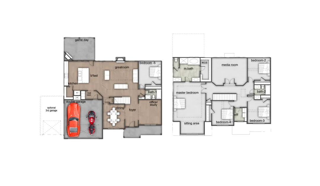 Cypress Elevation D floor plan