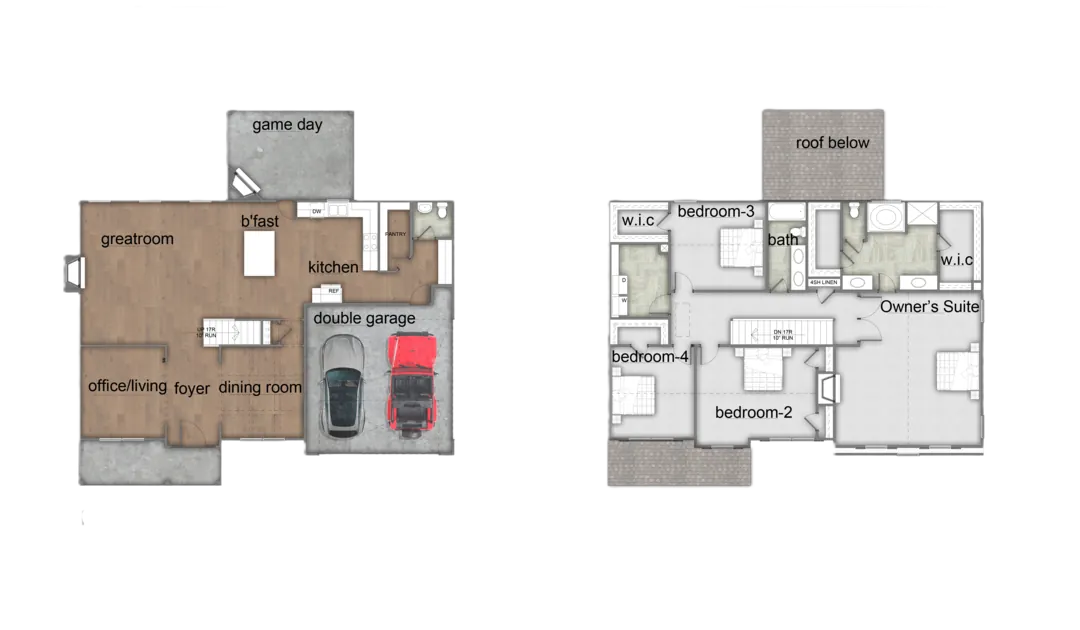 Harrison Elevation A floor plan