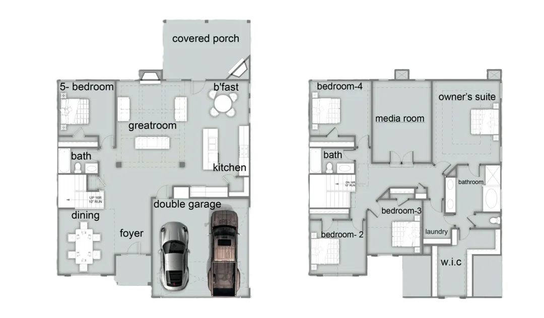 Hawthorn Elevation A floor plan