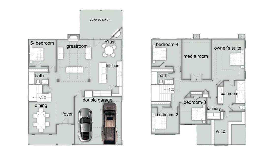 Hawthorn Elevation B floor plan
