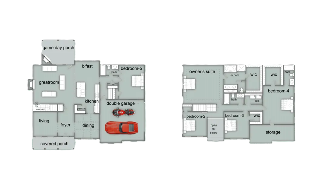 Jackson Elevation A floor plan