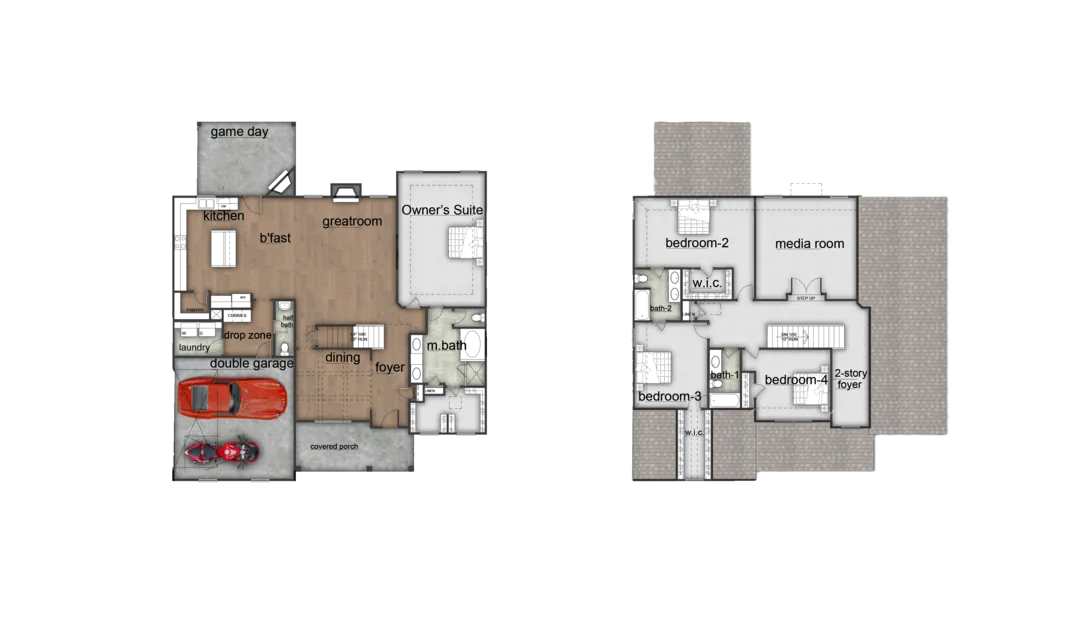 Oakwood Elevation B floor plan
