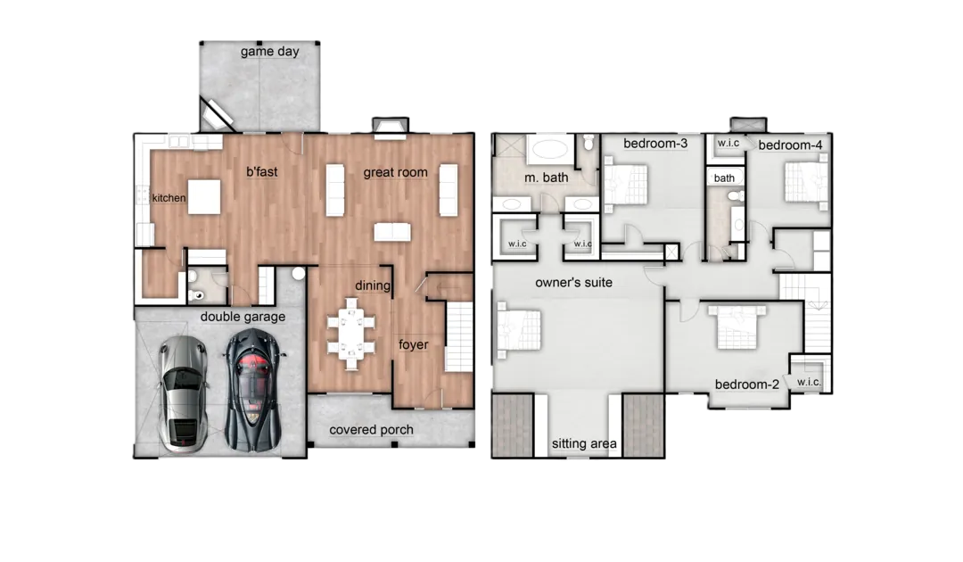 Westover Elevation B floor plan